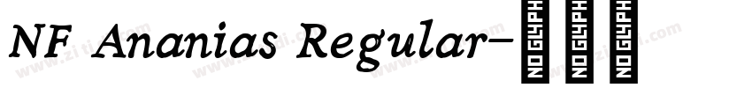 NF Ananias Regular字体转换